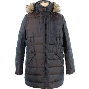 Puffer with Fur Trim Hood